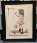 Rosebud One O'Clock...  ORIGINAL Drawing by Mark Braithwaite