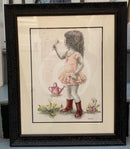 Rosebud One O'Clock...  ORIGINAL Drawing by Mark Braithwaite