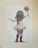 Rosebud Spindizzy -Original Drawing by Mark Braithwaite