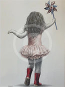 Rosebud Spindizzy -Original Drawing by Mark Braithwaite