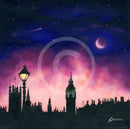 Starry Night, Embankment at Westminster, Equuleus by Mark Braithwaite