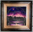ORIGINAL Starry Night Lendal Bridge York Bootes by Mark Braithwaite Original Painting