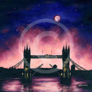 Starry Night, Tower Bridge, London, Lynx by Mark Braithwaite