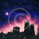 Starry Night, York Minster from Deans Park, Auriga by Mark Braithwaite