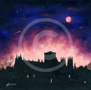 Starry Night, York Minster from St John Street, Taurus by Mark Braithwaite