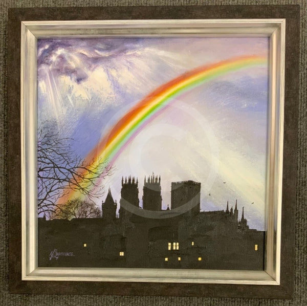 Original Stormy Skies, York Minster from the Walls by Mark Braithwaite