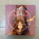 Original Study For Equine Eye By Amanda Stratford Miniature Painting On Canvas