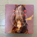 Original Study For Equine Eye By Amanda Stratford Miniature Painting On Canvas