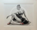 The Red Shoes 8,  Original Drawing by Mark Braithwaite - Ballet Dancer Drawing