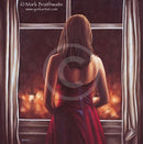 Woman In Red - Original Oil Painting By Mark Braithwaite Oiro £1500