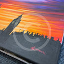 ORIGINAL Twilight Skies, Embankment at Westminster by Mark Braithwaite