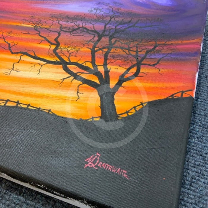 ORIGINAL Twilight Skies, The Lonely Tree by Mark Braithwaite