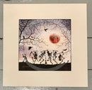 ORIGINAL Zombie Apocalypse, Blood Moon, Dance Macabre by Mark Braithwaite