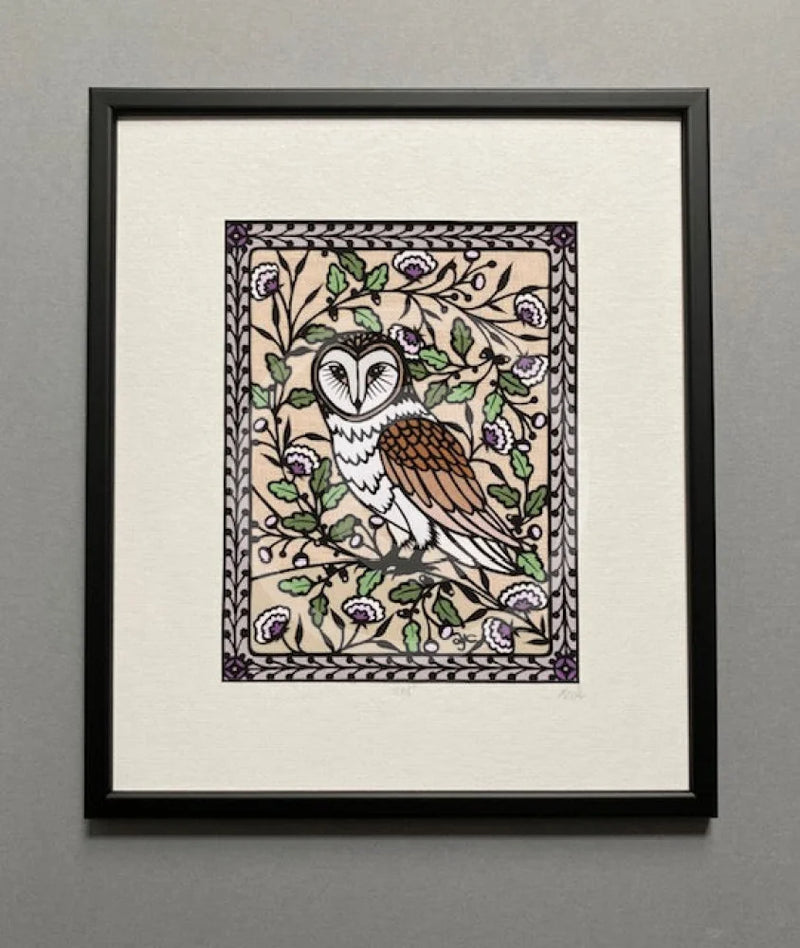 Otis - Giclée Print by Anna Cook framed