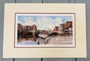 Ouse Bridge from King's Staithe by Mark Braithwaite - mounted giclée