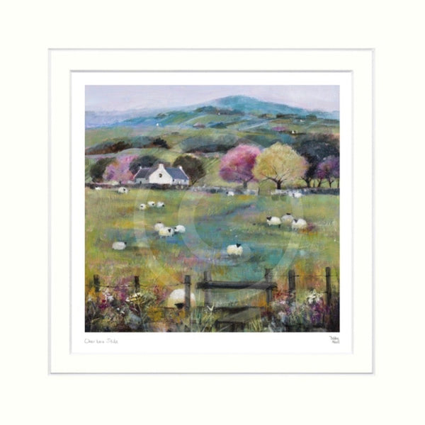 Over The Stile By Debbie Neill Mounted Miniature