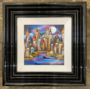 Pale Moon Rising II (10x10") ORIGINAL PAINTING by Rozanne Bell