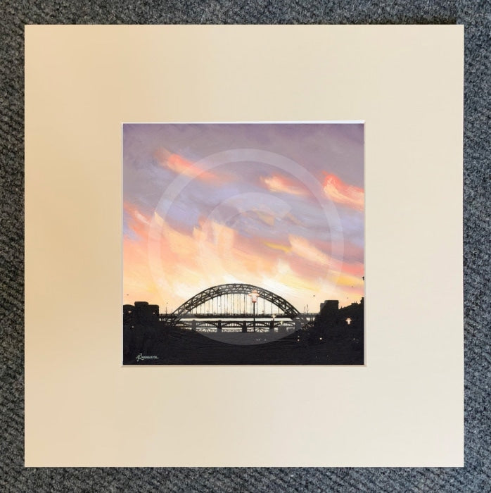 Pastel Skies, The Tyne Bridge by Mark Braithwaite