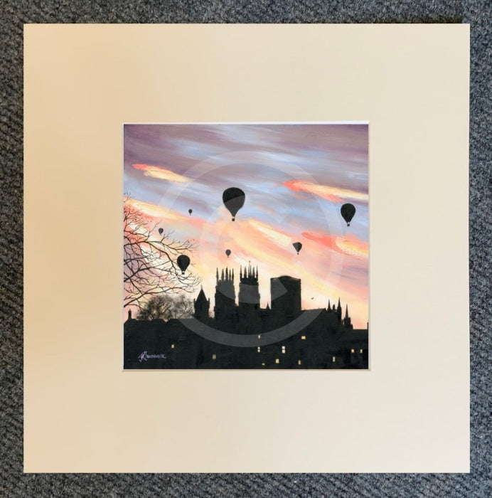 Pastel Skies, York Minster from the Walls by Mark Braithwaite