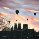 Pastel Skies, York Minster from the Walls by Mark Braithwaite