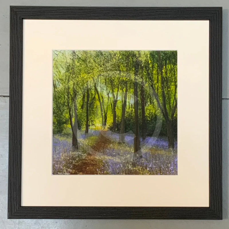 Perfect Day Miniature GICLEE PRINT by Paul Freeman Framed Small Linear Black (A) Art Print