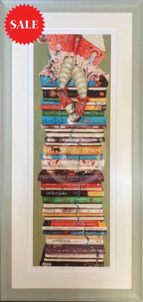 Pippi and Me by Amanda Stratford, framed