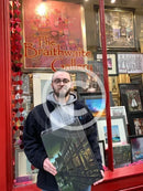 Artist Joe Gill at the Braithwaite Gallery