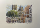 Precentors Court, York, Richard Briggs ORIGINAL WATERCOLOUR