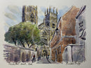 Precentors Court, York, Richard Briggs ORIGINAL WATERCOLOUR