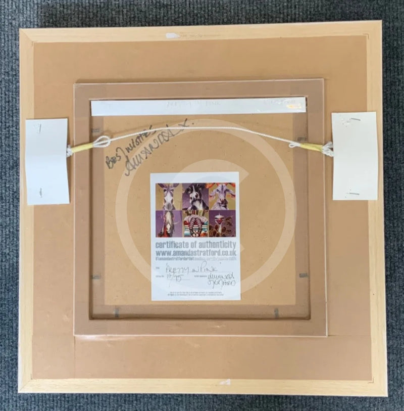 Pretty In Pink Signed Book Print By Amanda Stratford 