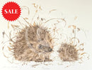 Prickles Limited Edition Hedgehog Art Print by Aaminah Snowden Framed Art Print