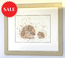 Prickles Limited Edition Hedgehog Art Print by Aaminah Snowden Framed Art Print
