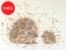 Prickles Limited Edition Hedgehog Art Print by Aaminah Snowden Framed Art Print