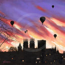 Purple Haze, York Minster from the City Walls by Mark Braithwaite
