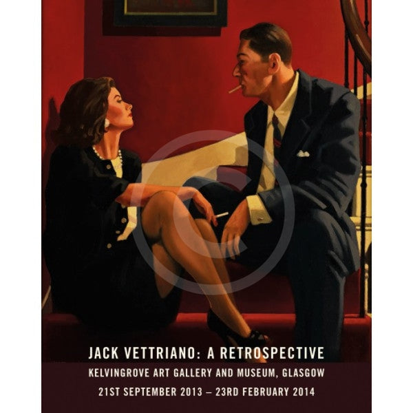 Exhibition Poster - Playing the Party Game by Jack Vettriano
