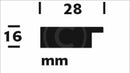 Rectangular Frames: 281 Brown (Band B) PROFILE