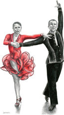 Red Rumba Study 1 By Mark Braithwaite