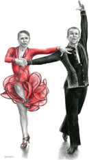 Red Rumba Study 1 By Mark Braithwaite