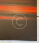 Red Sky At Night 1 ORIGINAL PAINTING by Peter Worswick