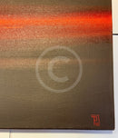 Red Sky At Night 2 ORIGINAL PAINTING by Peter Worswick