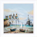 Rest Ashore by Gary Walton Framed Limited Edition Canvas Block Print