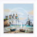 Rest Ashore by Gary Walton Framed Limited Edition Canvas Block Print