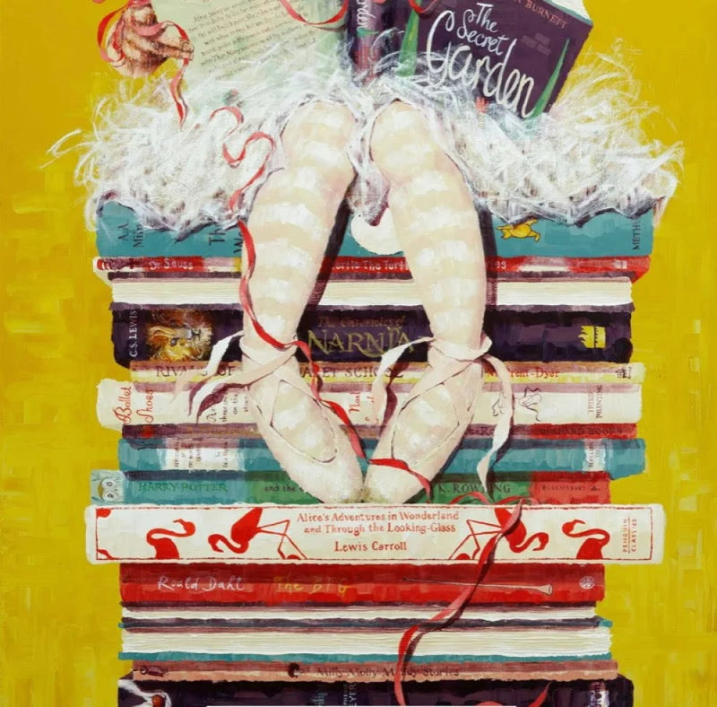 Resting Pointe, Book Print by Amanda Stratford