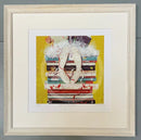 Resting Pointe, Book Print, by Amanda Stratford Framed Distressed White