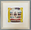 Resting Pointe, Book Print, by Amanda Stratford Framed Distressed White