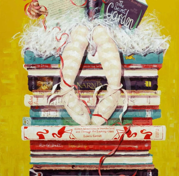 Resting Pointe, Book Print by Amanda Stratford