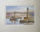 Entrance to Whitby Harbour - Sam Burden ORIGINAL WATERCOLOUR