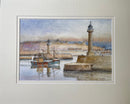 Entrance to Whitby Harbour - Sam Burden ORIGINAL WATERCOLOUR