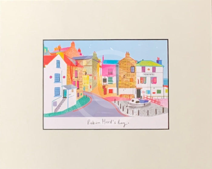 Robin Hood’s Bay Print, North Yorkshire by Ilona Drew