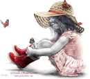 Rosebud 15 - Madame Butterfly By Mark Braithwaite